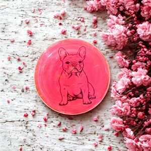 Pink French Bulldog Phone Grip
